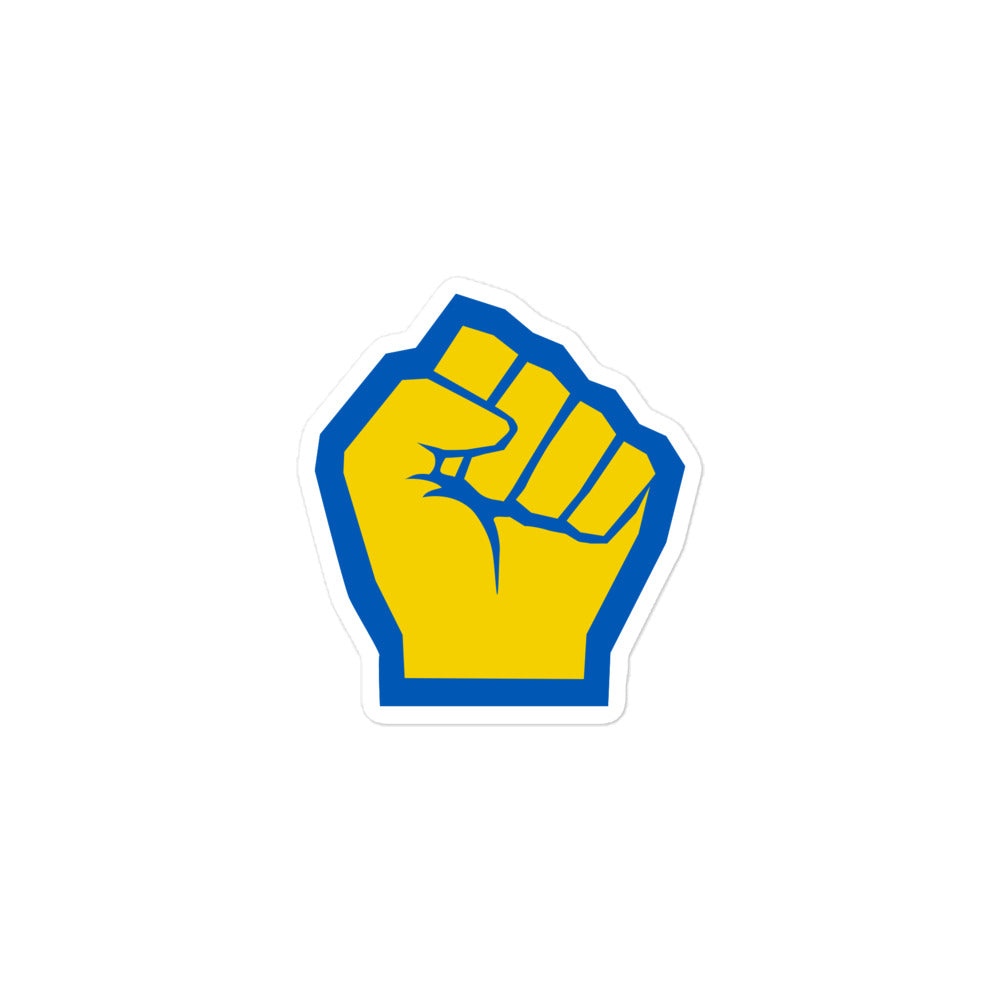 Bubble-free stickers | Fist - Stand With Ukraine